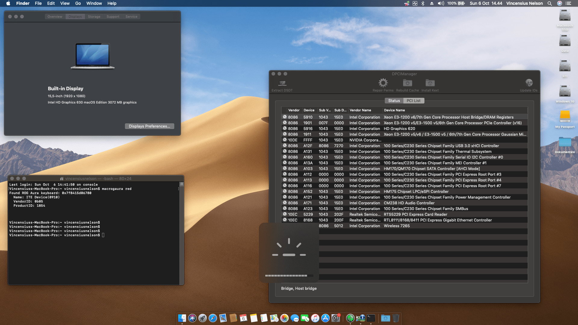 Asus ROG GL553VD FY280 [KabyLake   Intel HD 630 + I2C] 2